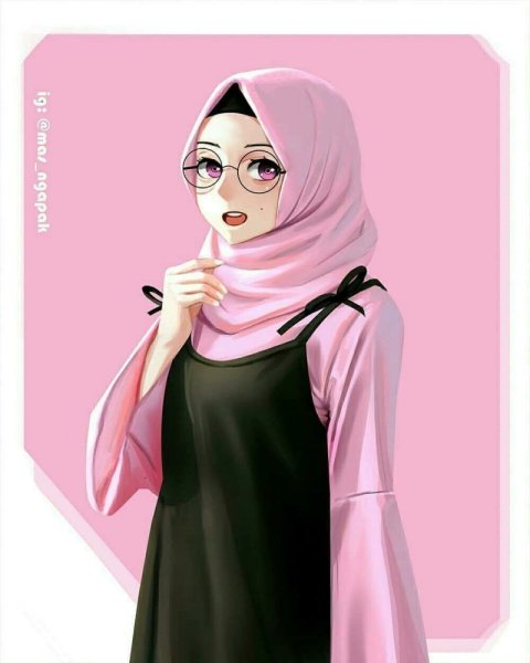 Муслим хиджаб аниме