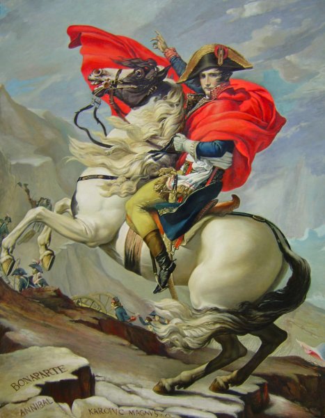 Наполеон на перевале сен-Бернар