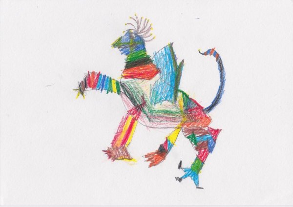 Рисунки детей по методике несуществующее животное