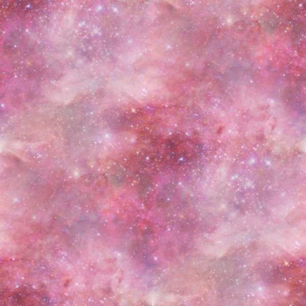 Розовое звездное небо