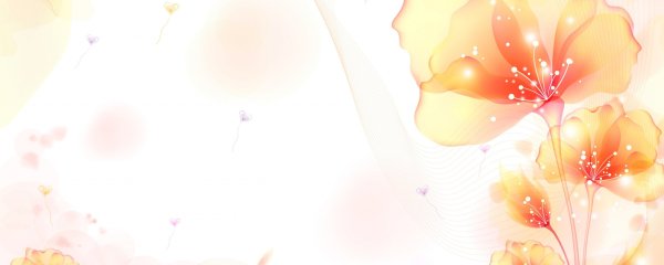 Нежно персиковый фон с цветами
