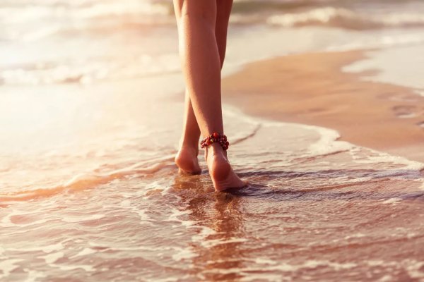 Море ноги пляж
