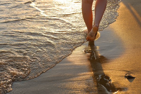 Ноги по песку