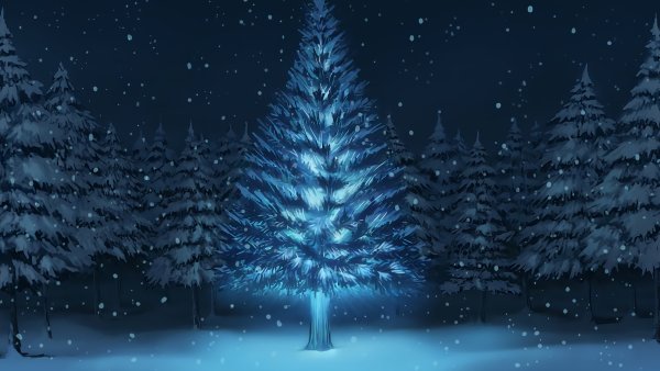 Рождественский лес