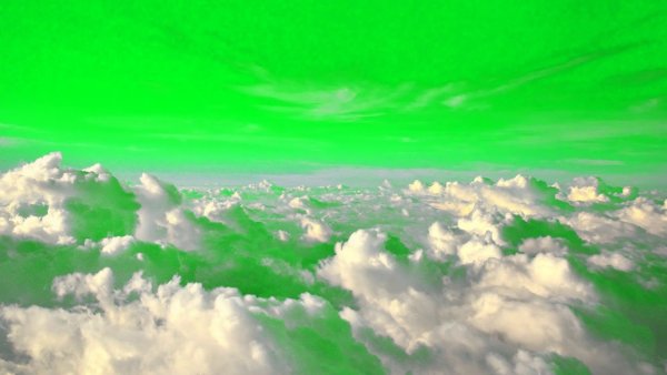 Зеленое небо