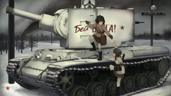 Girls und Panzer кв-2