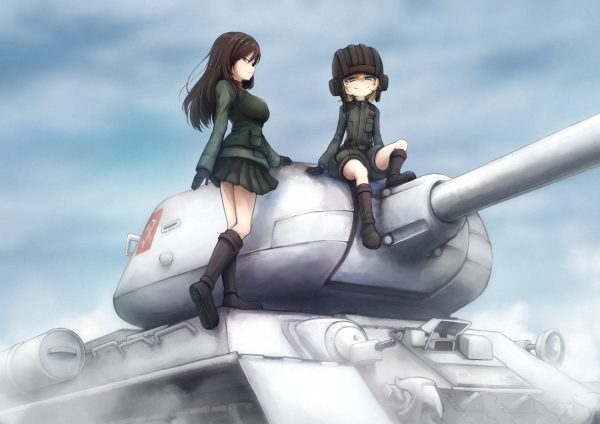 Аниме танкистки girls und Panzer