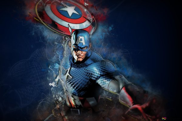 Marvel герои Capitan America 4k