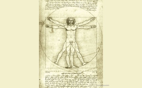 Витрувианского человека Леонардо да Винчи