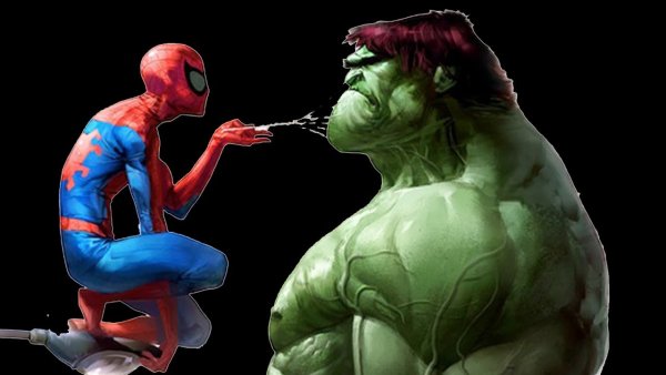 Халк vs человек паук