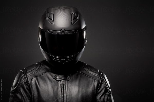 Человек в мотоциклетном шлеме