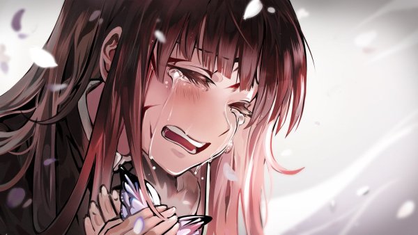 Клинок рассекающий демонов Шинобу плачет