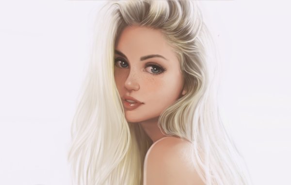 Блондинка портрет
