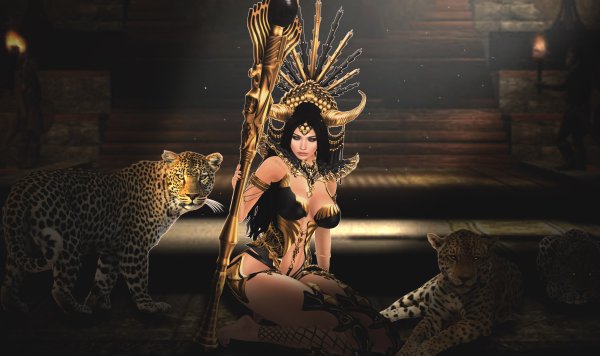 Царица Египта Клеопатра фэнтези