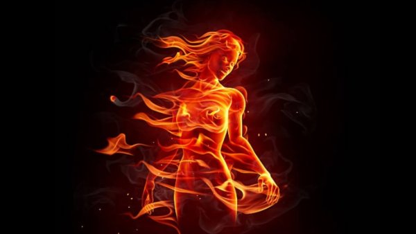 Женщина огонь