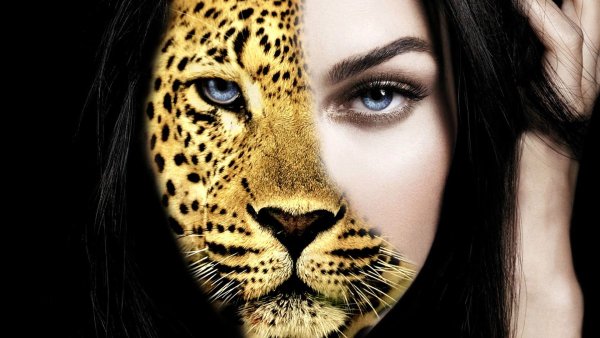 Девушка с лицом леопарда