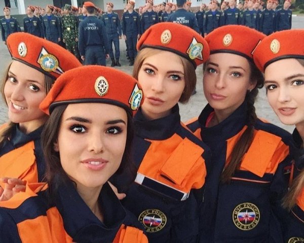 МЧС России девушки курсантки