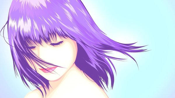 Аниме с фиолетовыми волосами