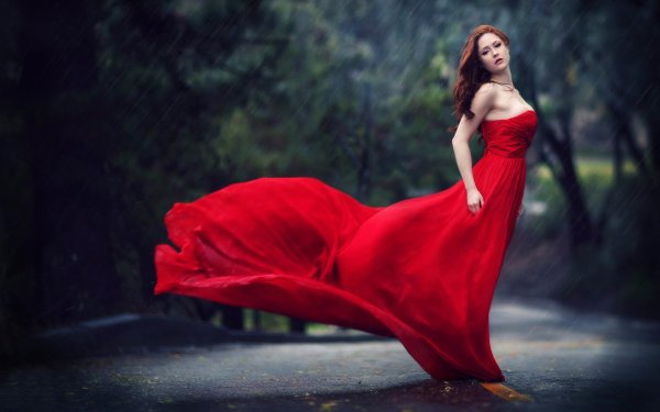 Фотосессия в Красном платье