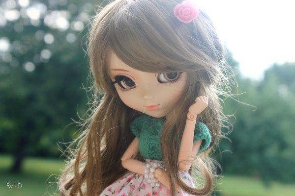 Кукла Пуллип с зелеными волосами