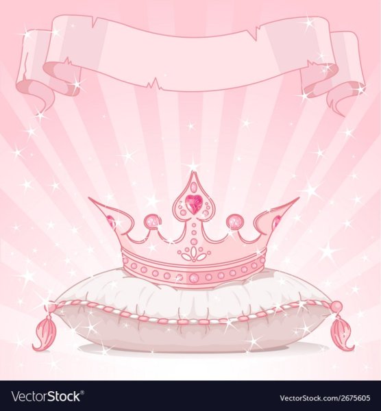 Фон с коронами для принцессы