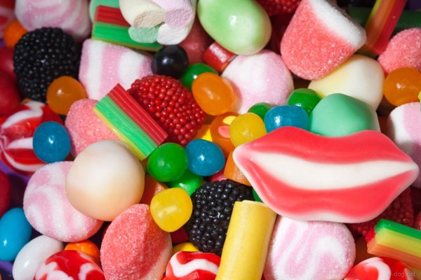 Разноцветные конфеты сладости