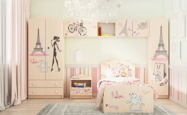 Кровать Париж детская ваша мебель