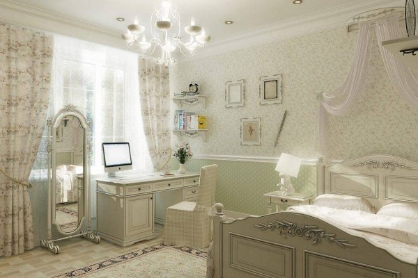 Спальня для девочки в классическом стиле