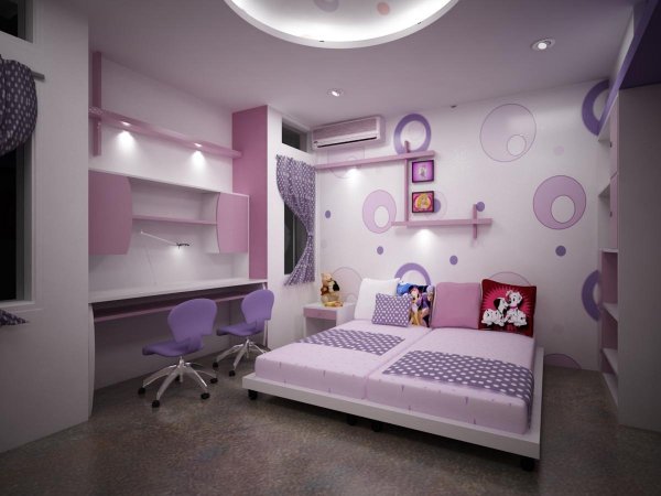 Интерьер комнаты для девочки 5 лет