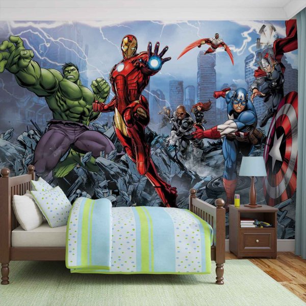 Детская комната в стиле Мстителей