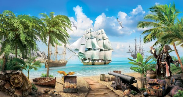 Пираты Карибского моря остров сокровищ