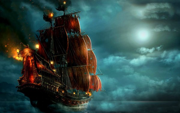 Месть королевы Анны корабль пираты Карибского моря