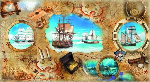 Старые пиратские карты