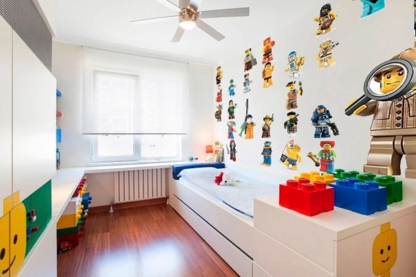 Детские комнаты в стиле лего