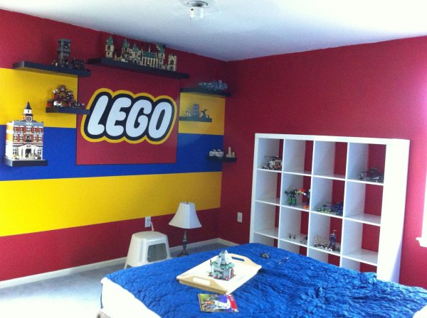 Детская комната в стиле лего
