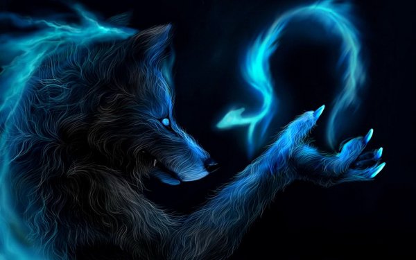 Неоновый волк