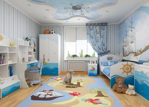 Детская комната для мальчика 4 года