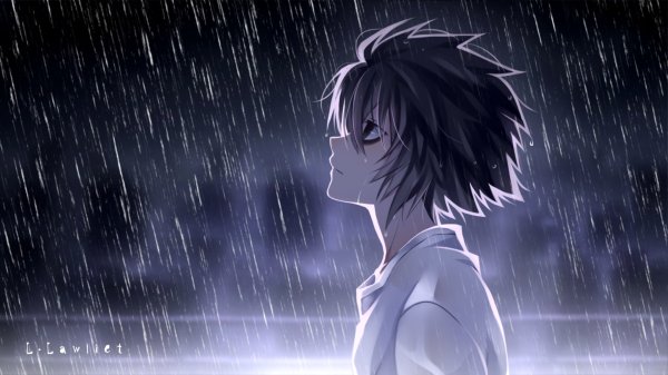L Death Note Rain