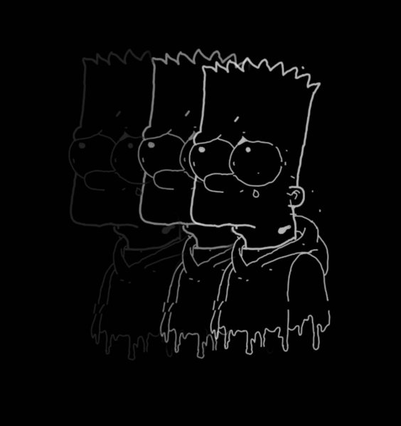Барт симпсон грустный