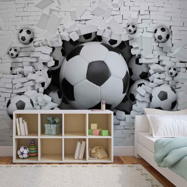 Комната для мальчика в футбольном стиле