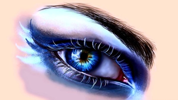 Голубые глаза фэнтези