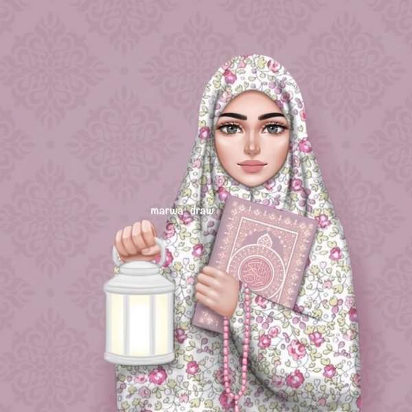 Marwa draw мусульманки Sarra Art