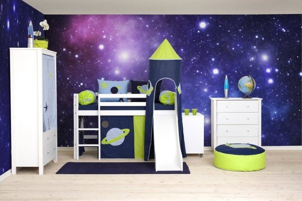 Комната в космическом стиле для мальчика