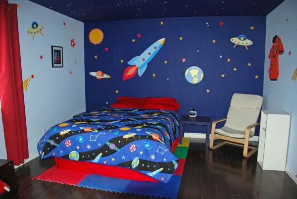 Космическая комната для мальчика