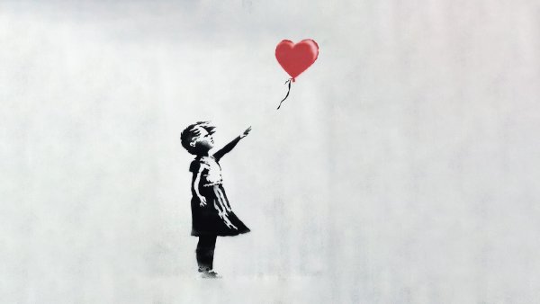 Бэнкси художник девочка с воздушным шаром