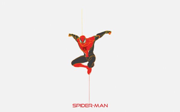 Минималистичный Постер человек паук