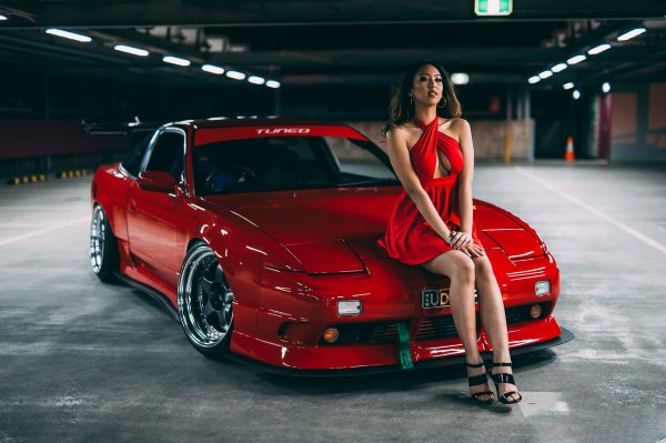 Nissan 180sx Red
