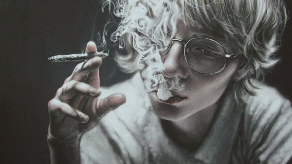 Портрет с сигаретой