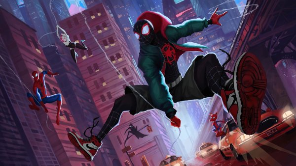Spider man Miles morales Гвен паук