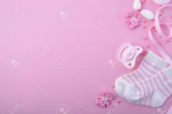 Нежный розовый фон для малыша